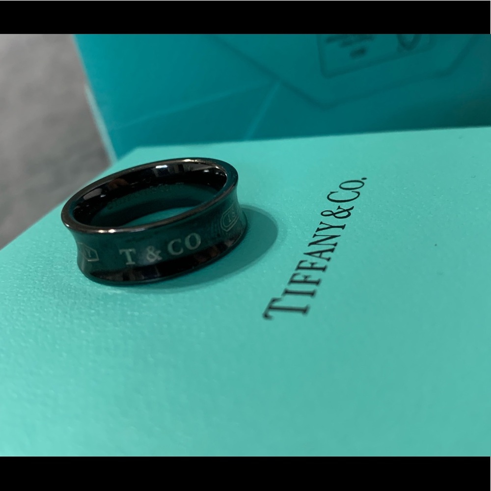 Tiffany & Co Black 1837 Ring